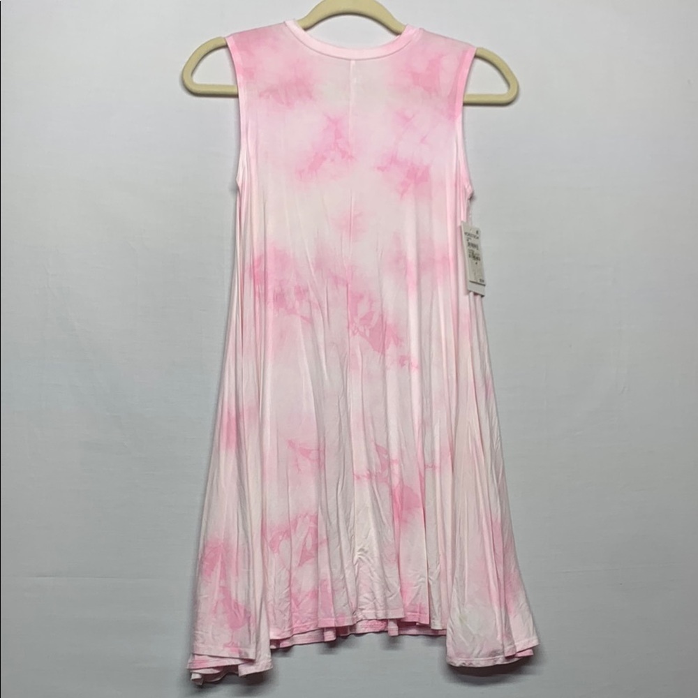 Nordstrom Girls Pink Tie-dye Dress